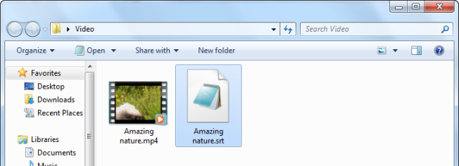 copy srt file