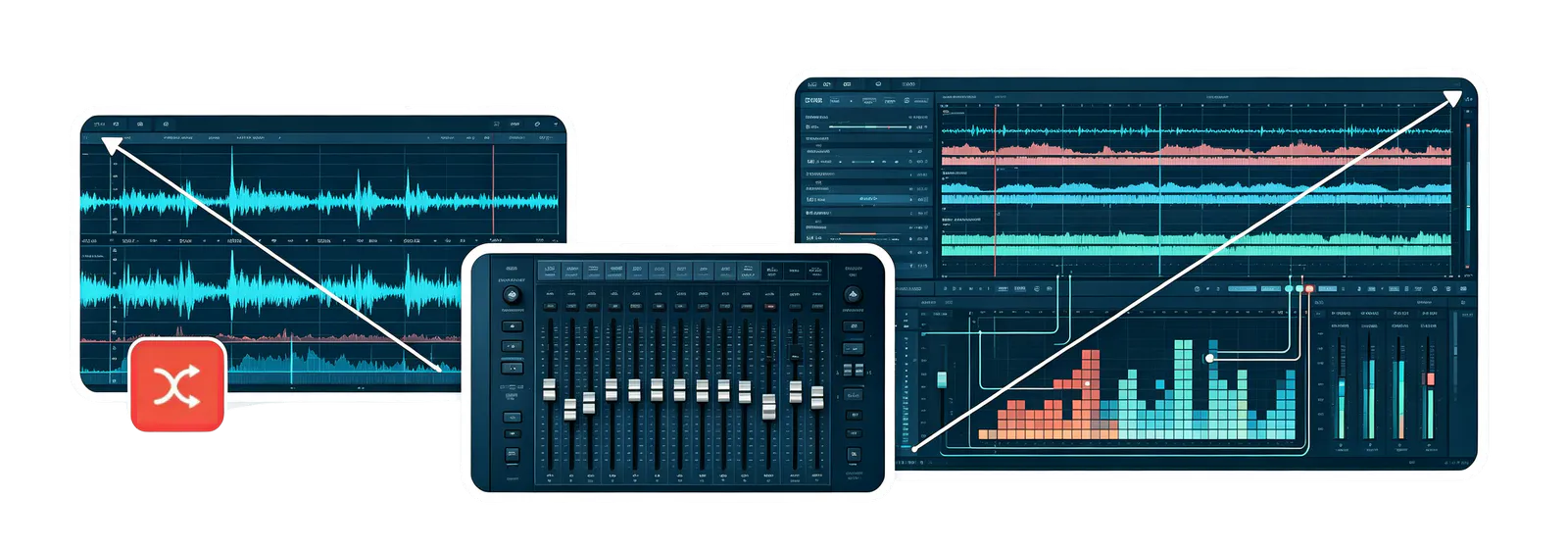 audio merging and mixing
