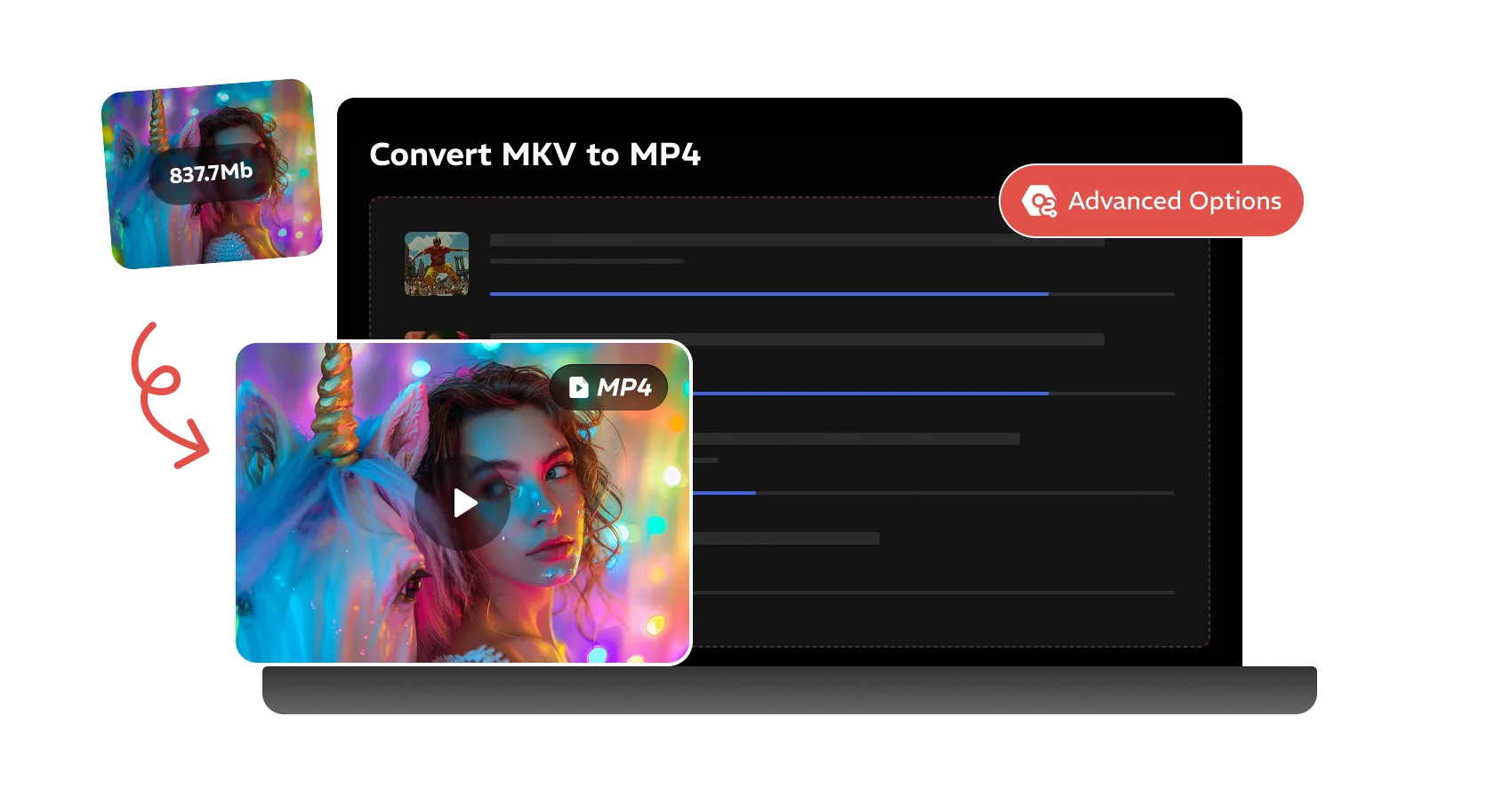 batch convert mkv files to mp4