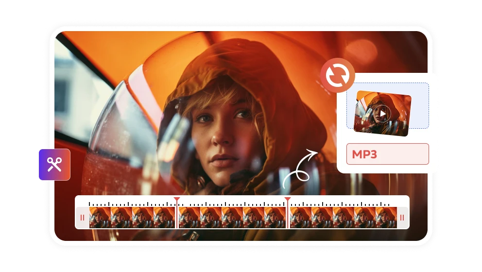 Convert mp44 and other video formats to mp3