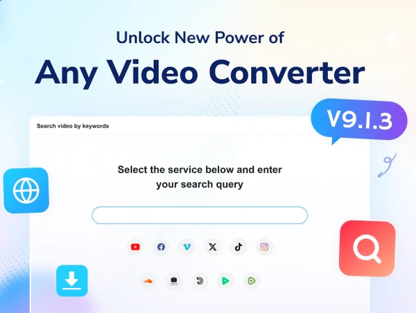 any video converter v9.1.3 major update