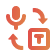 icon audio to text
