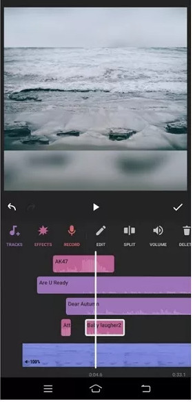 add music to a video inshot