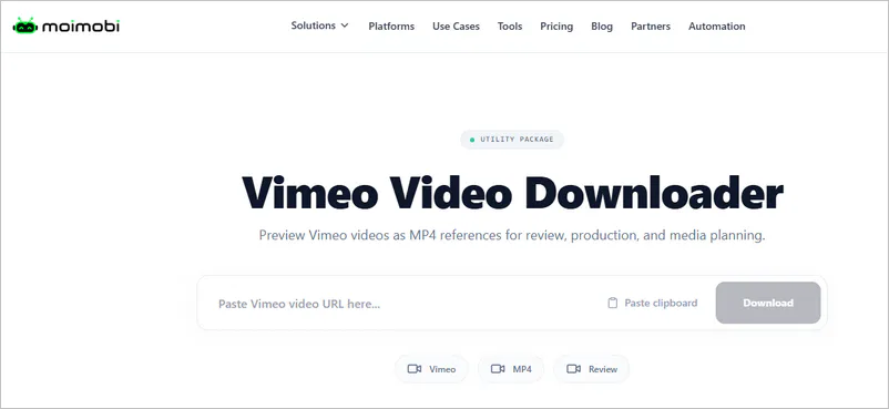 moimobi vimeo downloader