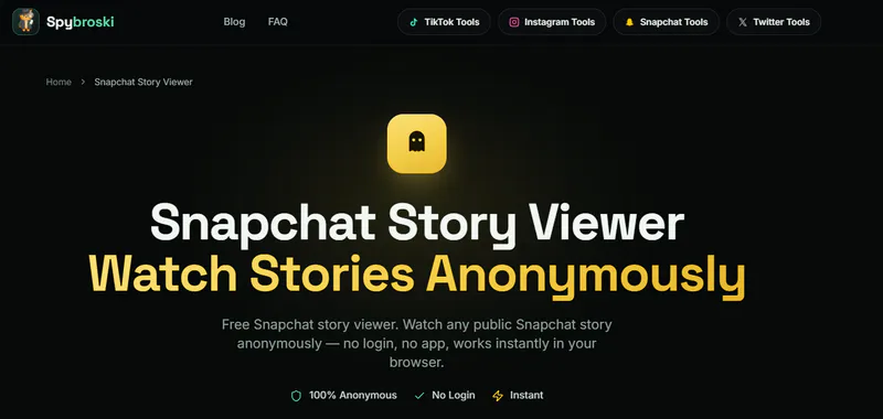 spybroski snapchat story viewer