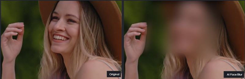 what is ai face blur for video